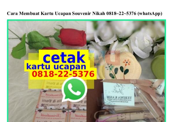 Detail Kartu Ucapan Souvenir Nikah Nomer 33