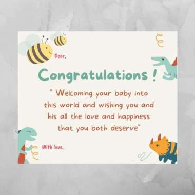 Detail Kartu Ucapan Ucapan Bayi Baru Lahir Nomer 22