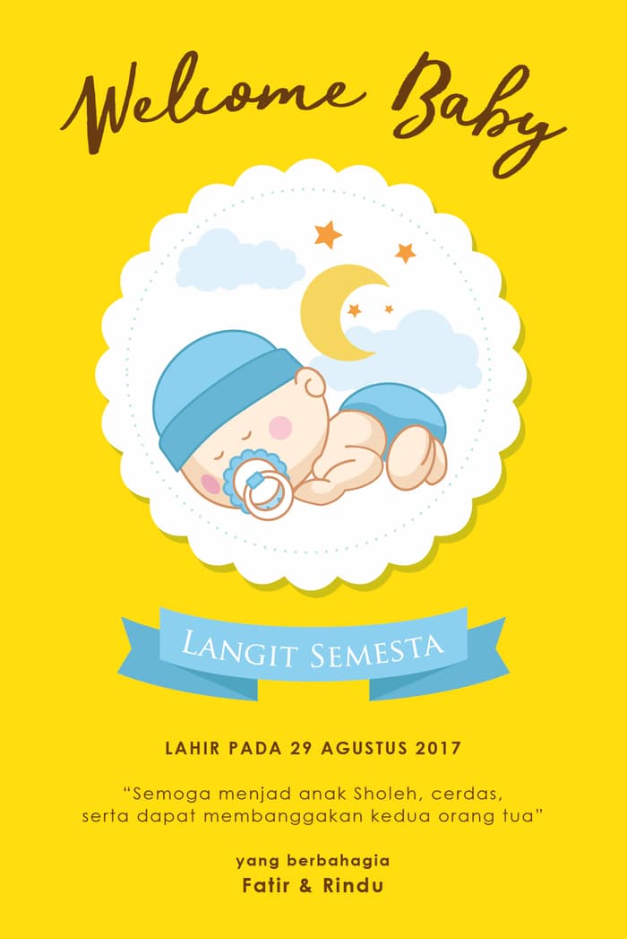 Detail Kartu Ucapan Ucapan Bayi Baru Lahir Nomer 53