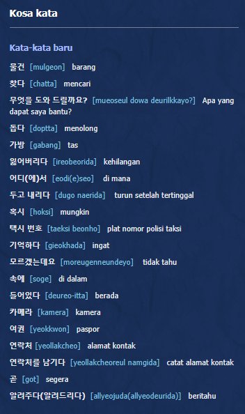 Detail Kata Kata Galau Bahasa Korea Dan Artinya Nomer 32