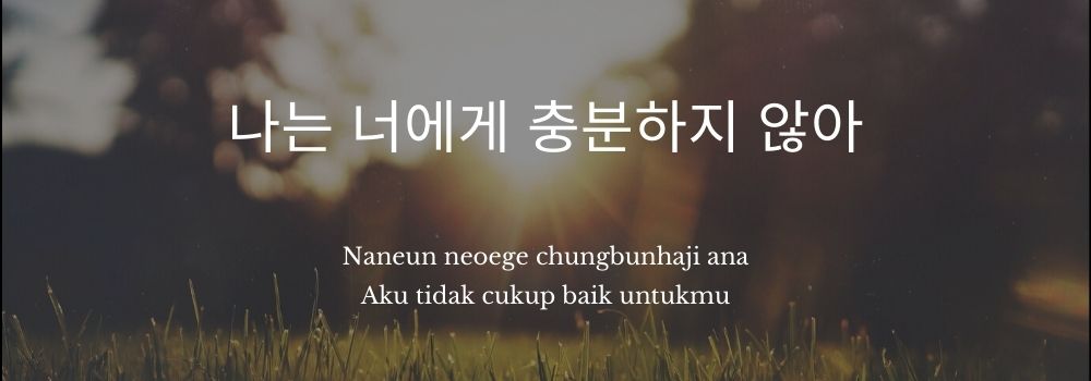 Detail Kata Kata Galau Bahasa Korea Dan Artinya Nomer 7