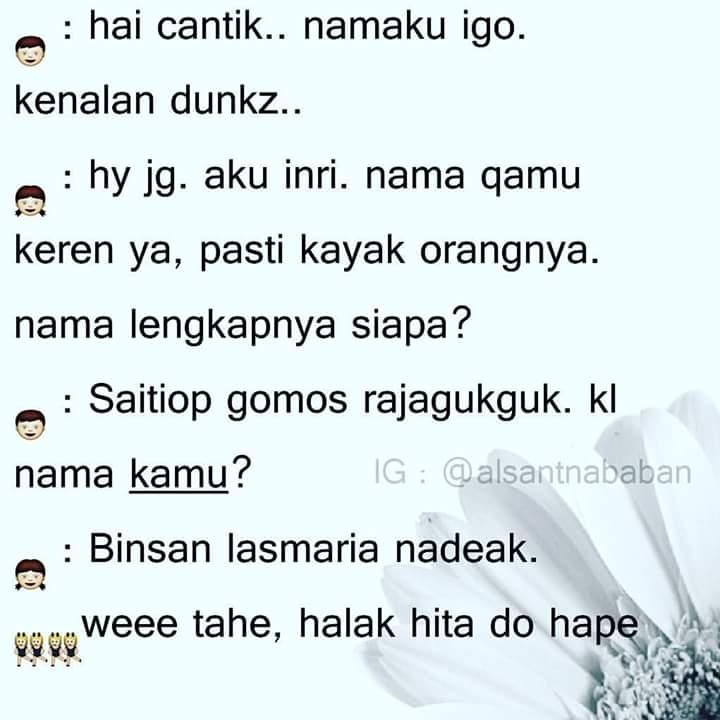 Detail Kata Kata Lucu Bahasa Batak Nomer 7