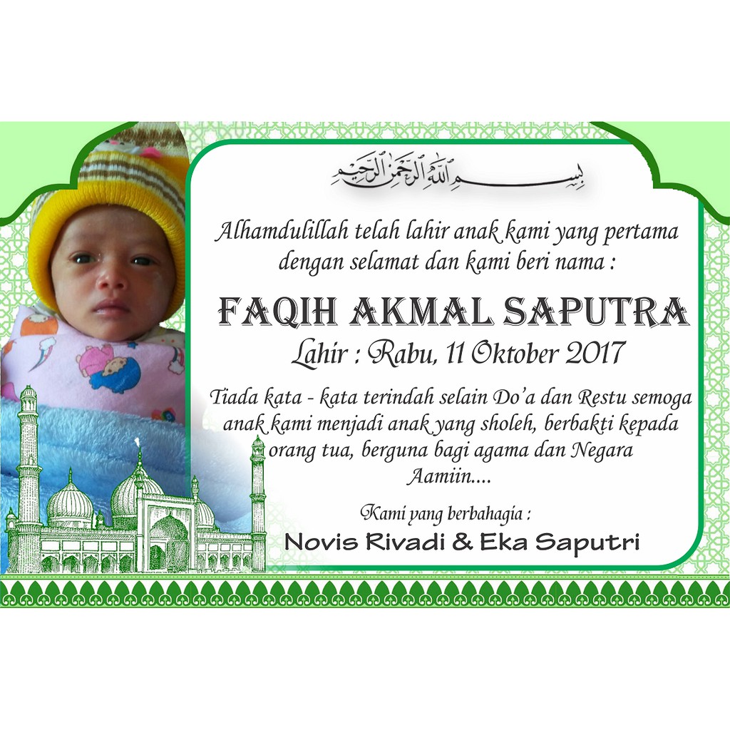 Detail Kata Kata Ucapan Aqiqah Nomer 15