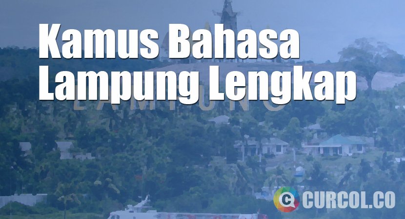 Detail Kata Lucu Bahasa Lampung Nomer 38