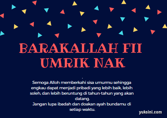 Detail Kata Untuk Ulang Tahun Anak Nomer 5