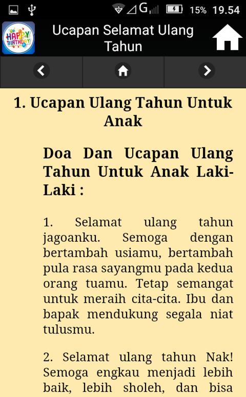 Detail Kata2 Ucapan Ulang Tahun Untuk Anak Laki2 Nomer 46