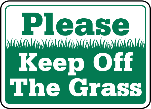 Detail Keep Off The Grass Nomer 17