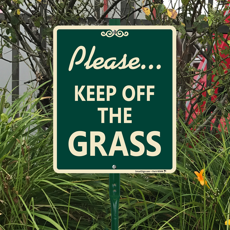 Detail Keep Off The Grass Nomer 10