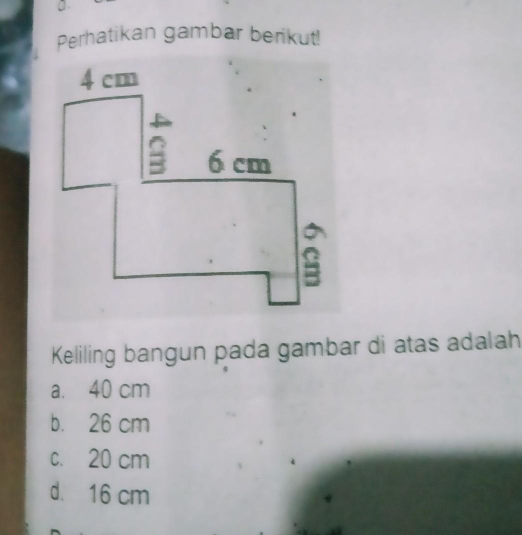 Detail Keliling Bangun Pada Gambar Diatas Adalah Nomer 15