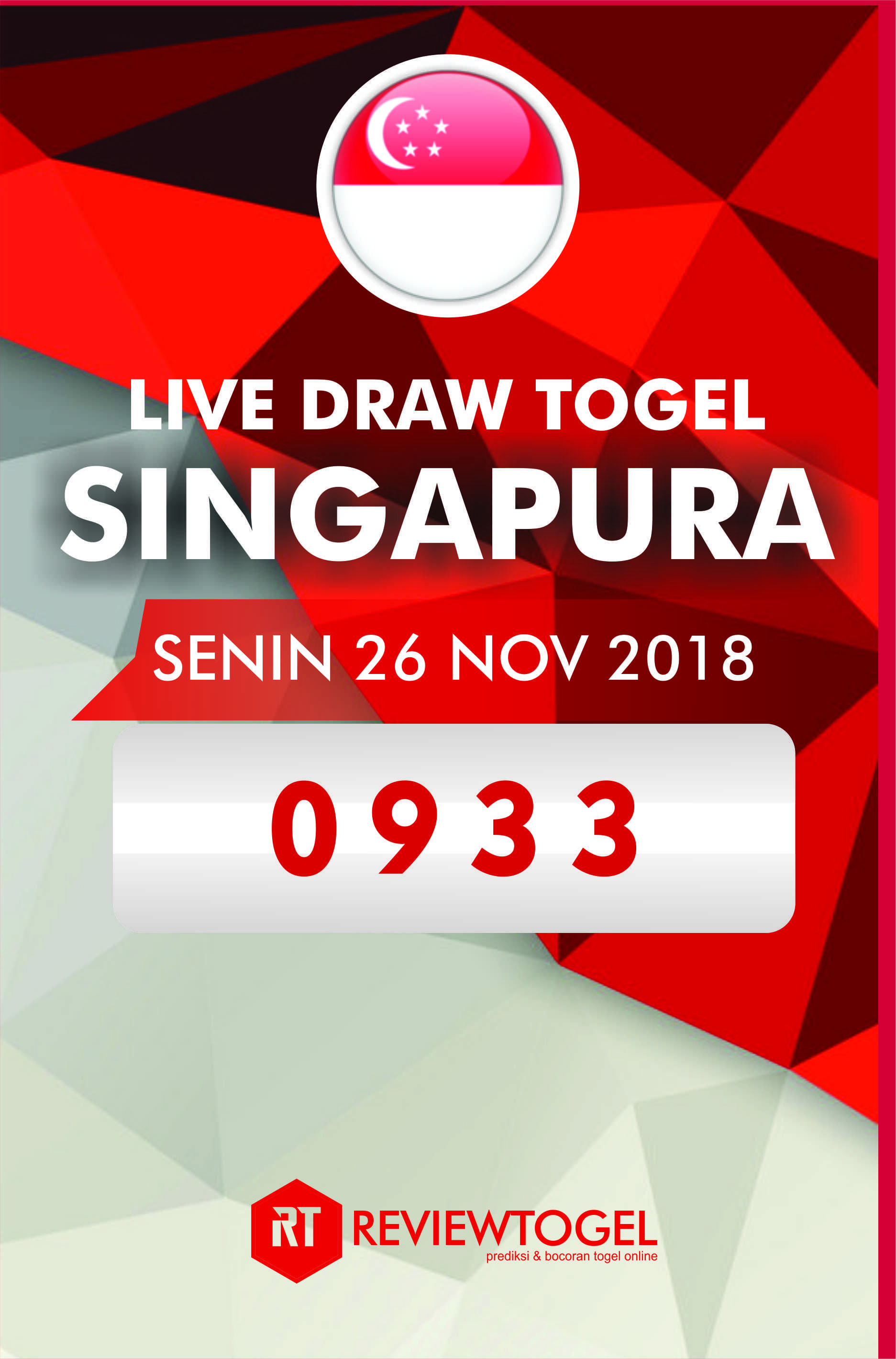 Detail Keluaran No Togel Singapore Nomer 33