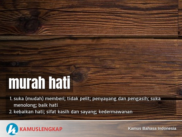 Detail Kemurahan Hati Adalah Nomer 9