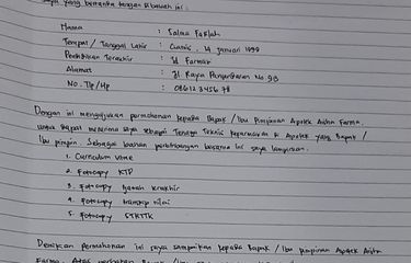 Detail Kertas Untuk Lamaran Kerja Nomer 43