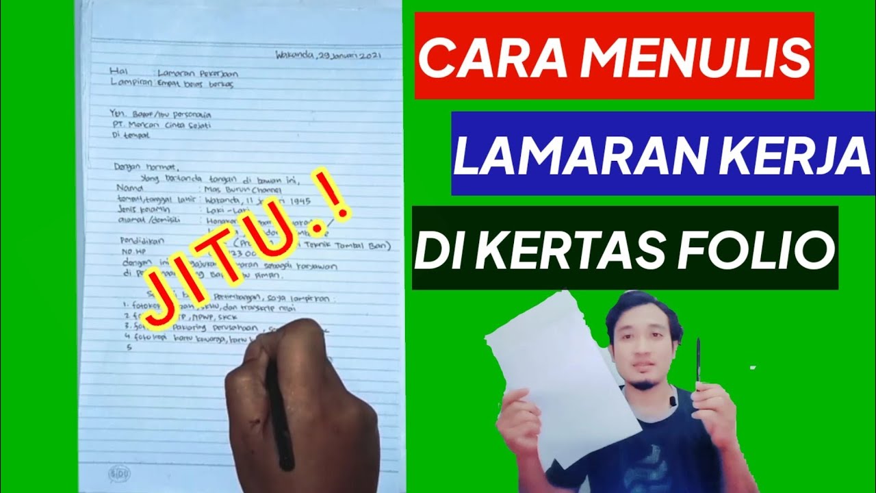 Detail Kertas Untuk Lamaran Kerja Nomer 48