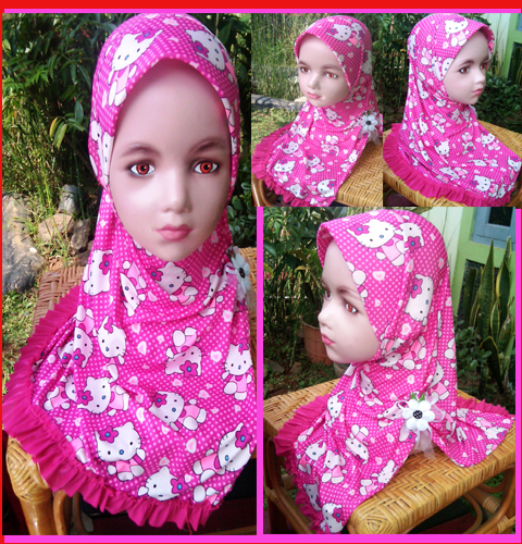 Detail Kerudung Anak Hello Kitty Nomer 15