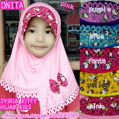 Detail Kerudung Anak Hello Kitty Nomer 22