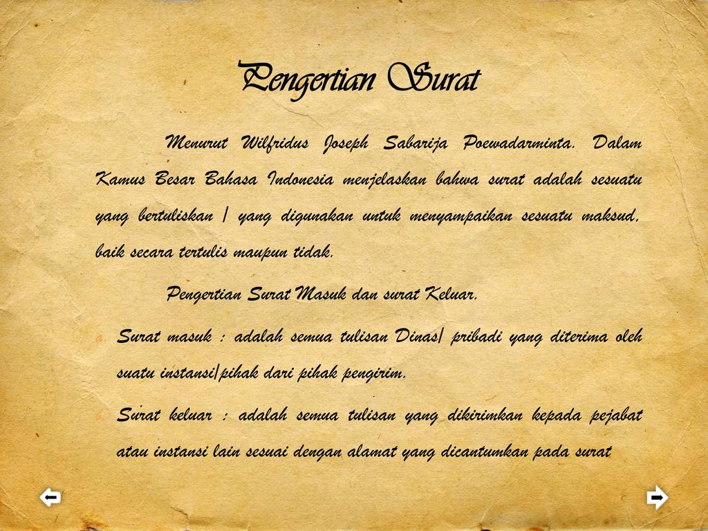 Detail Kesimpulan Surat Masuk Nomer 11