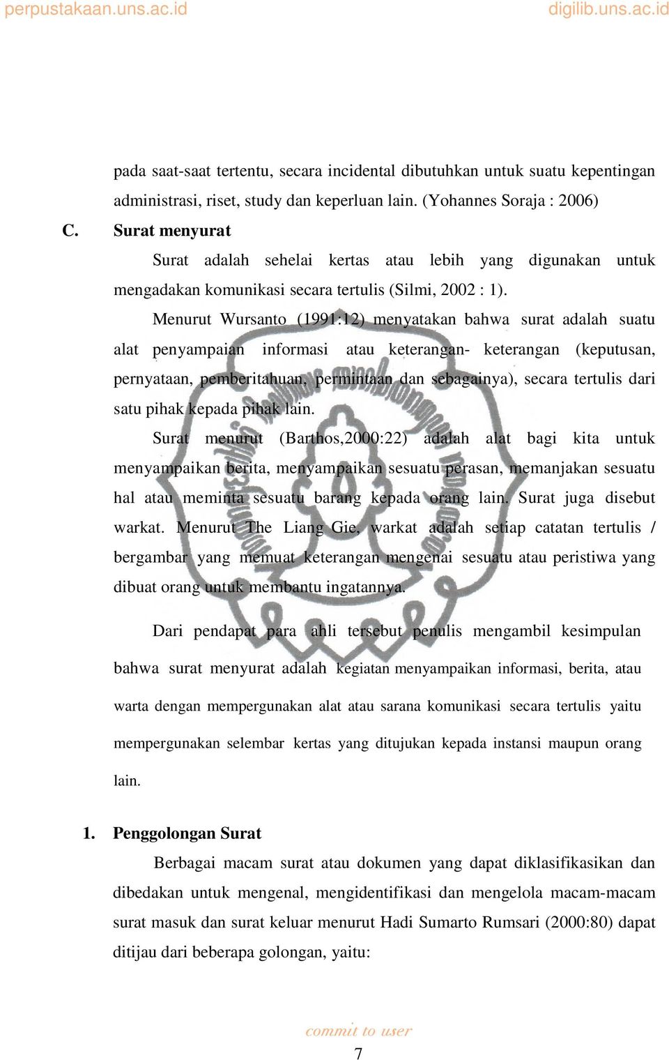 Detail Kesimpulan Surat Masuk Nomer 12