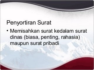 Detail Kesimpulan Surat Masuk Nomer 13