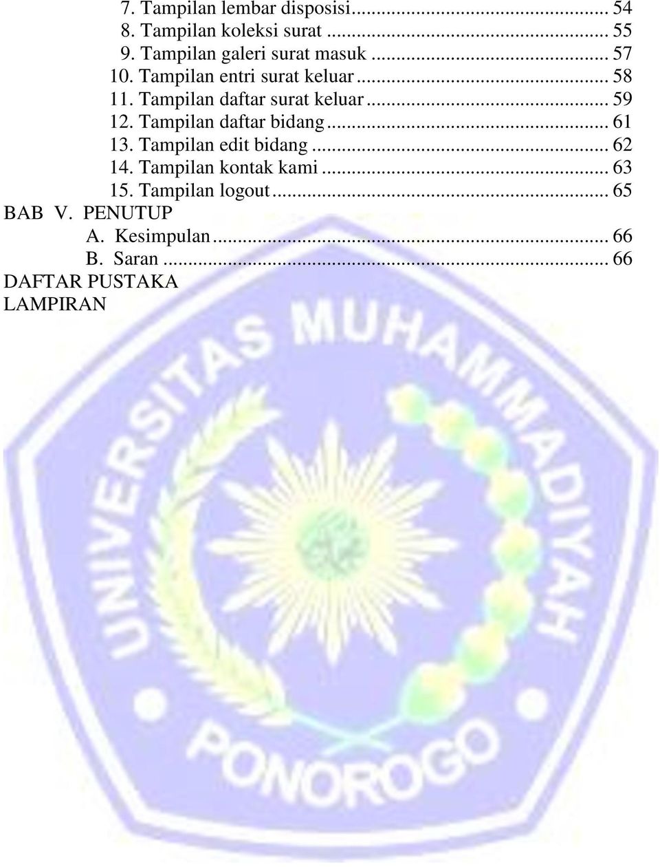 Detail Kesimpulan Surat Masuk Nomer 16