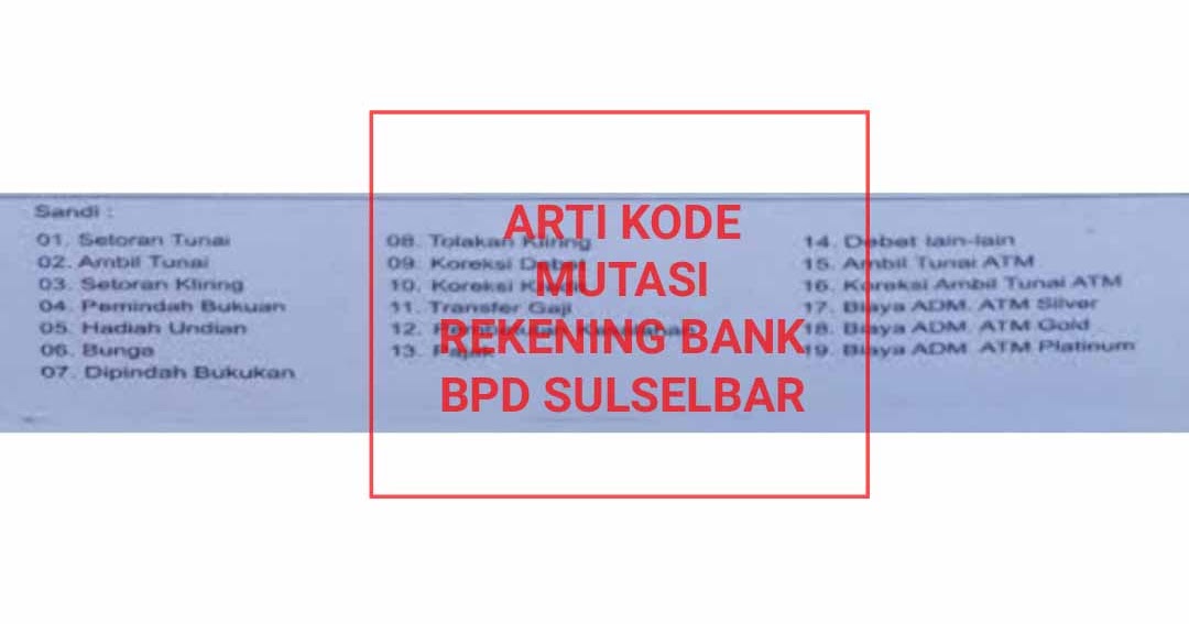 Detail Keterangan Buku Tabungan Bri Nomer 38