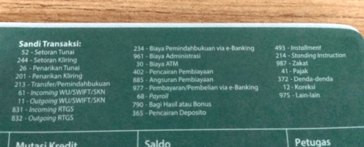 Detail Keterangan Buku Tabungan Bri Nomer 49