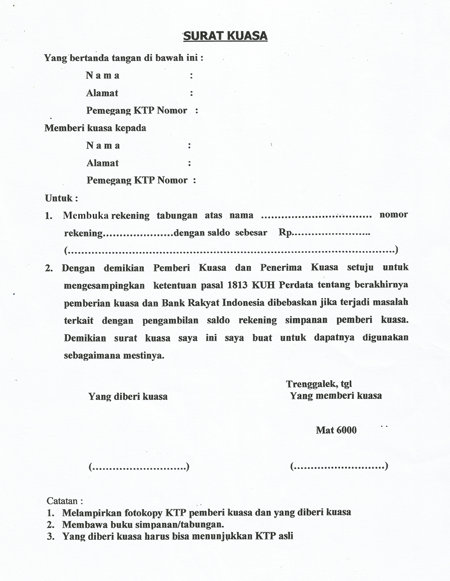 Detail Keterangan Buku Tabungan Bri Nomer 53