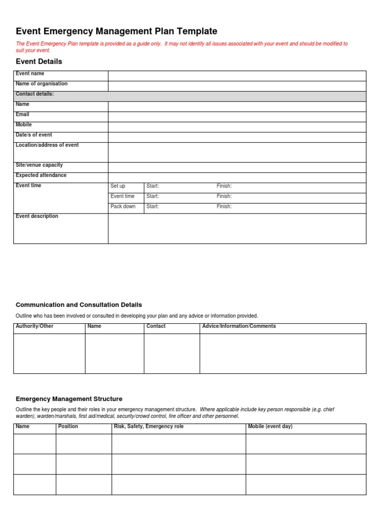 Detail Key Person Risk Management Plan Template Nomer 24