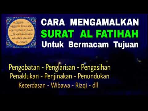 Detail Khasiat Surat Al Fatihah Untuk Pengasihan Nomer 7