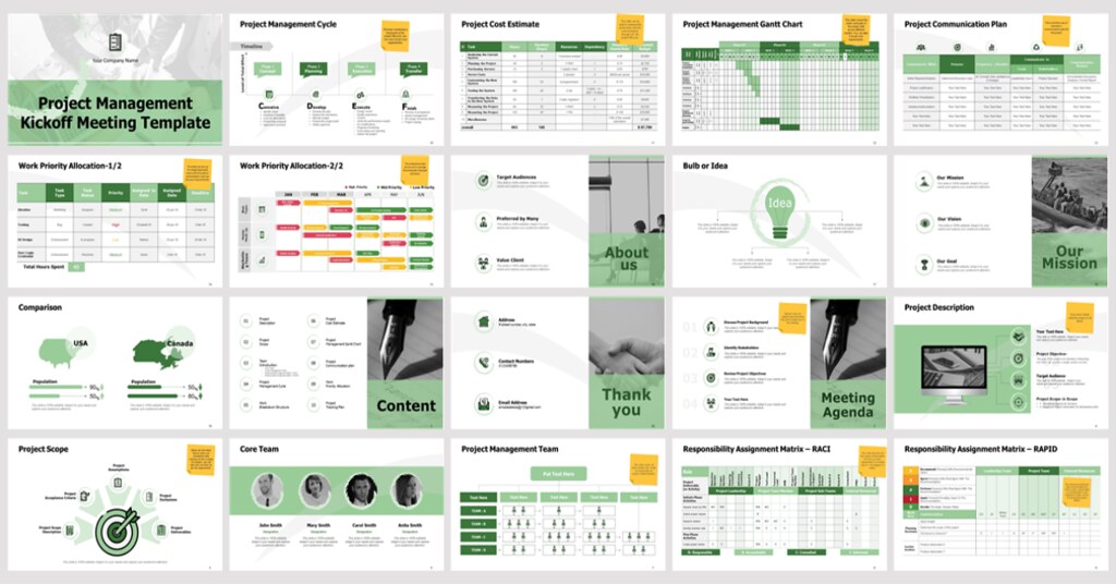 Detail Kick Off Presentation Template Nomer 22