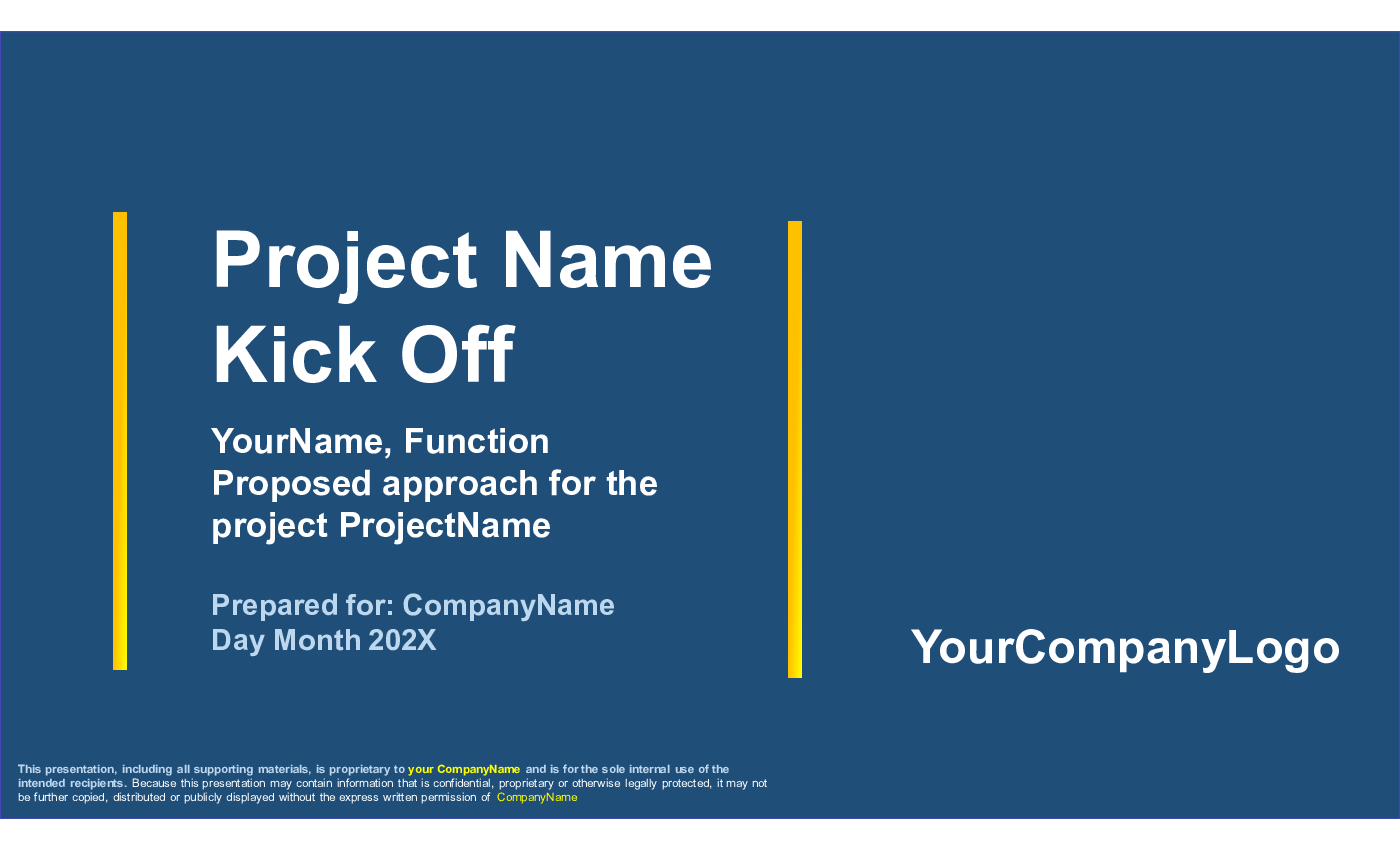 Detail Kick Off Presentation Template Nomer 30