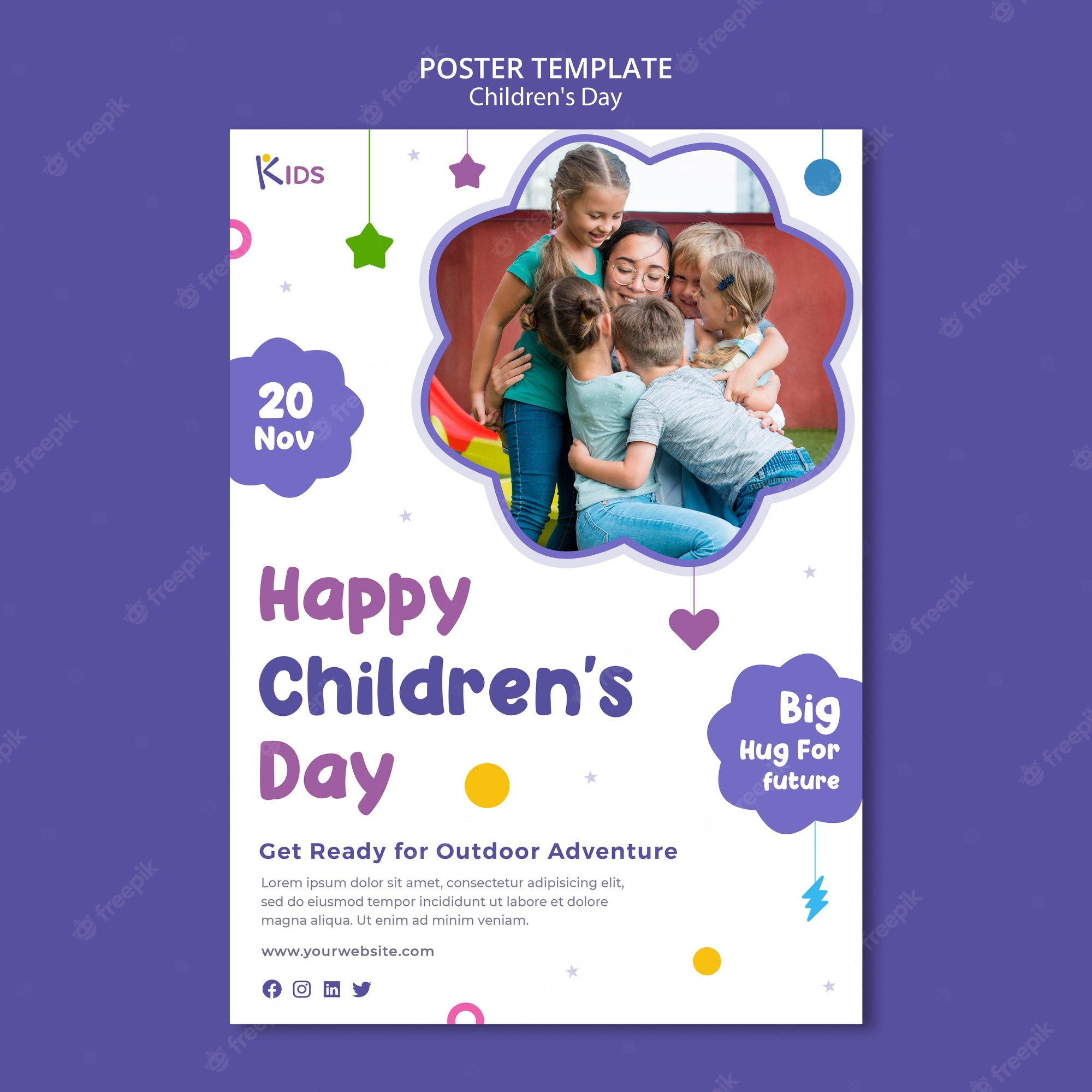 Detail Kids Flyer Template Free Nomer 3