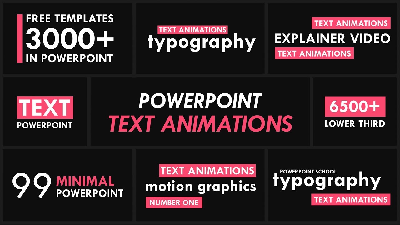 Detail Kinetic Typography Powerpoint Template Nomer 14