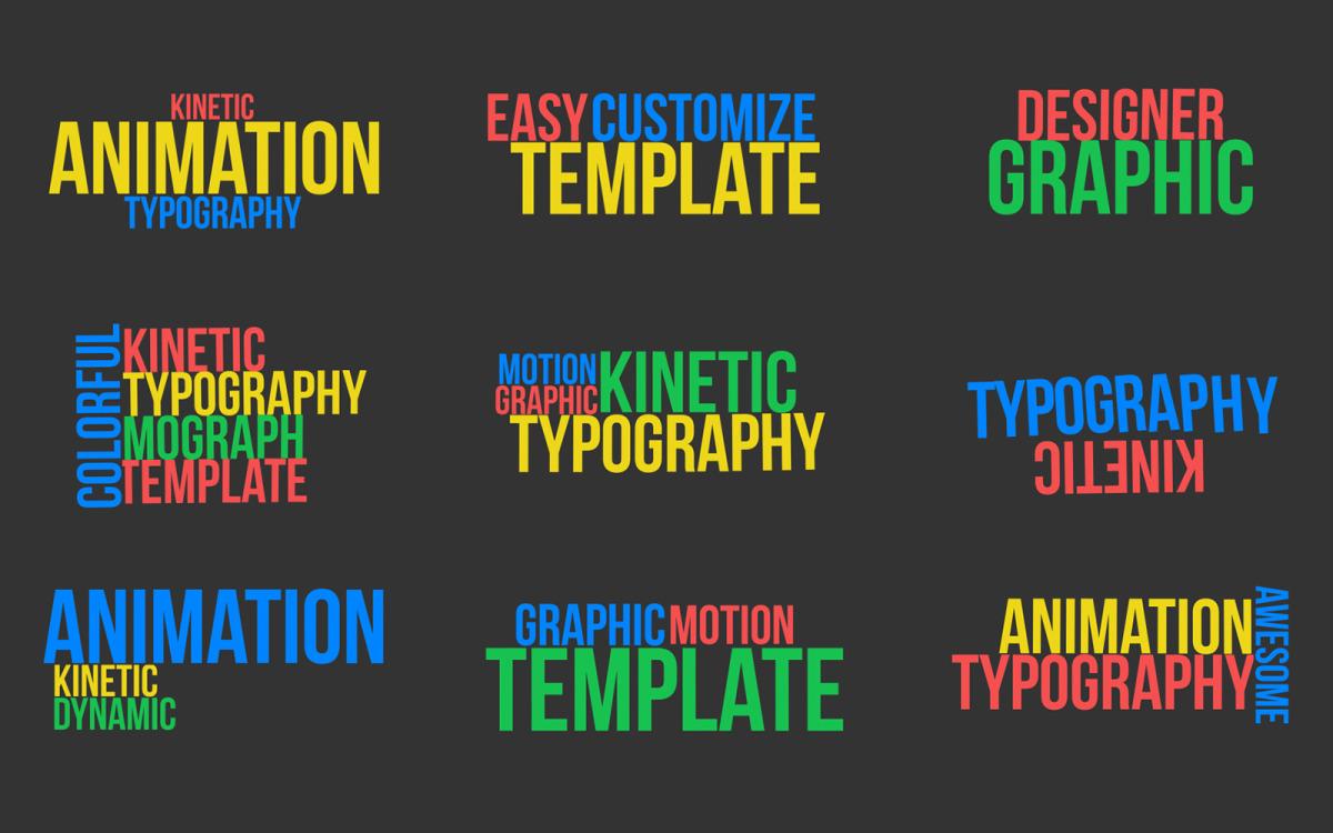 Detail Kinetic Typography Powerpoint Template Nomer 41