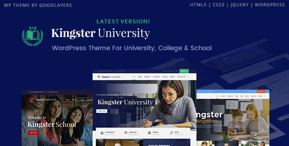 Detail Kingster University Template Nomer 3