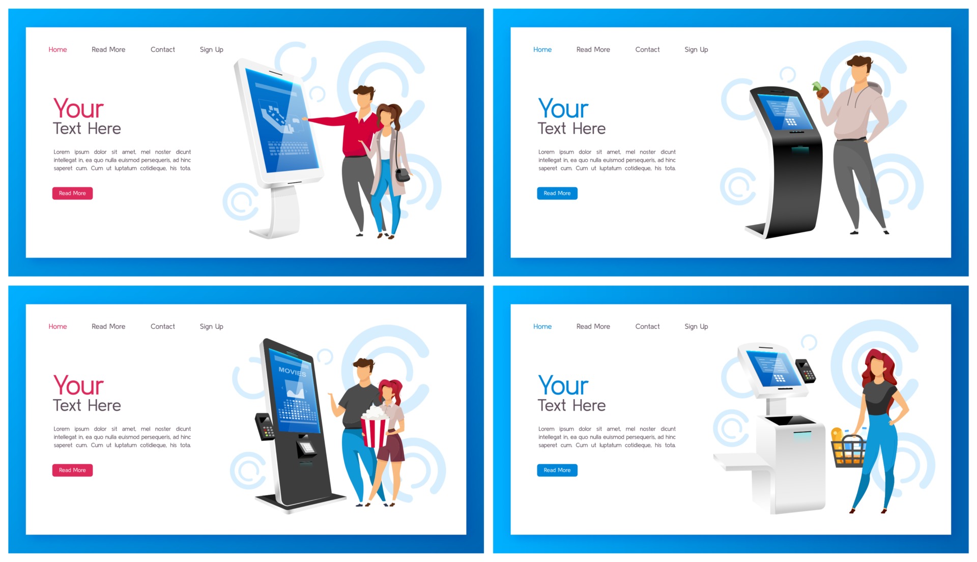 Detail Kiosk Ui Template Nomer 22