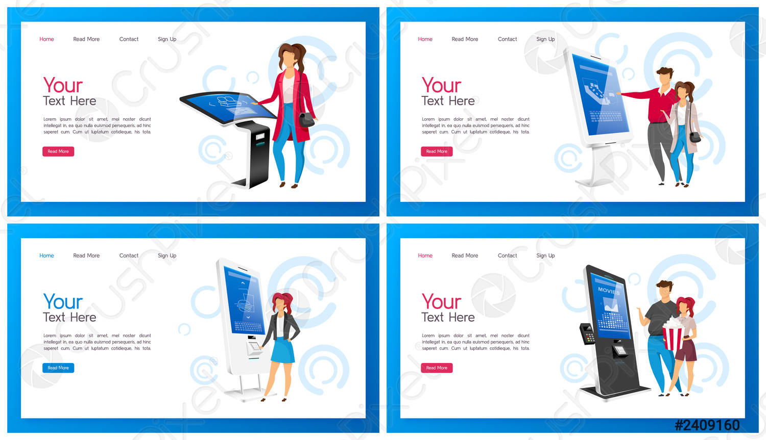 Detail Kiosk Ui Template Nomer 40