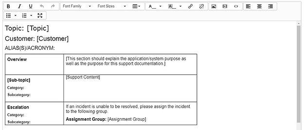 Detail Knowledge Base Article Template Nomer 14
