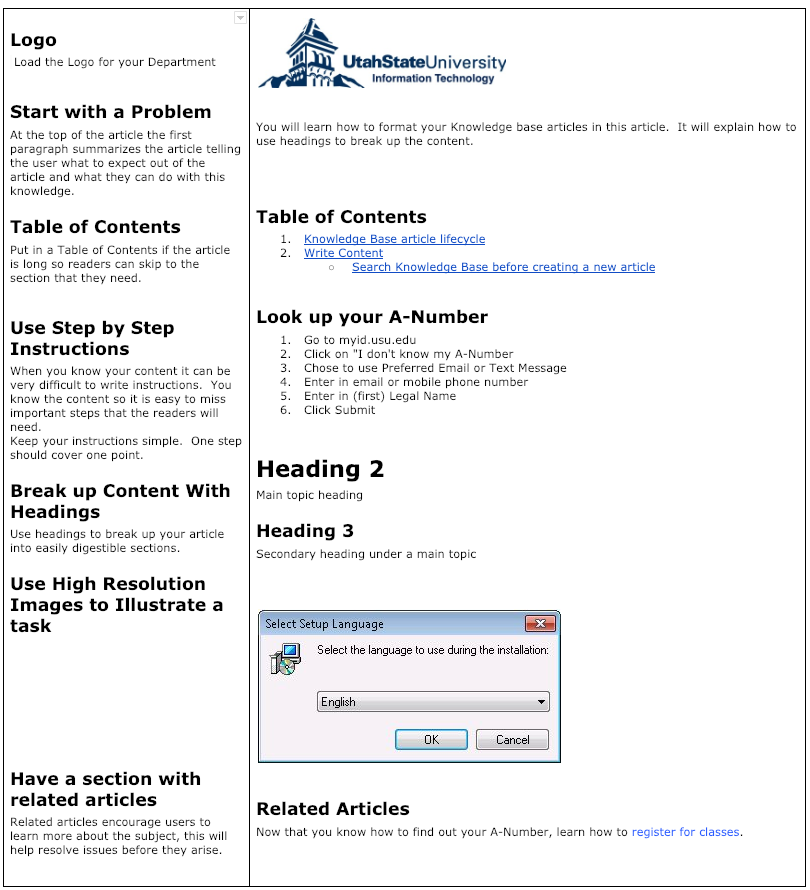 Detail Knowledge Base Article Template Nomer 19