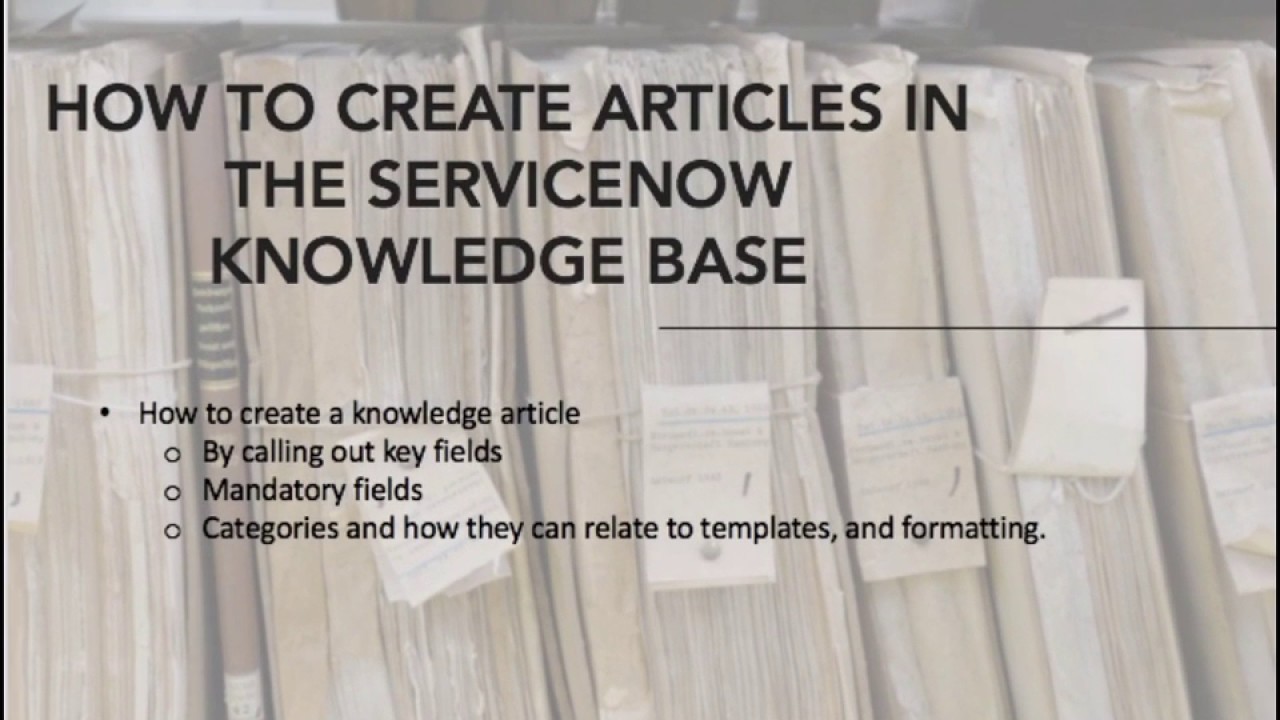 Detail Knowledge Base Article Template Nomer 22