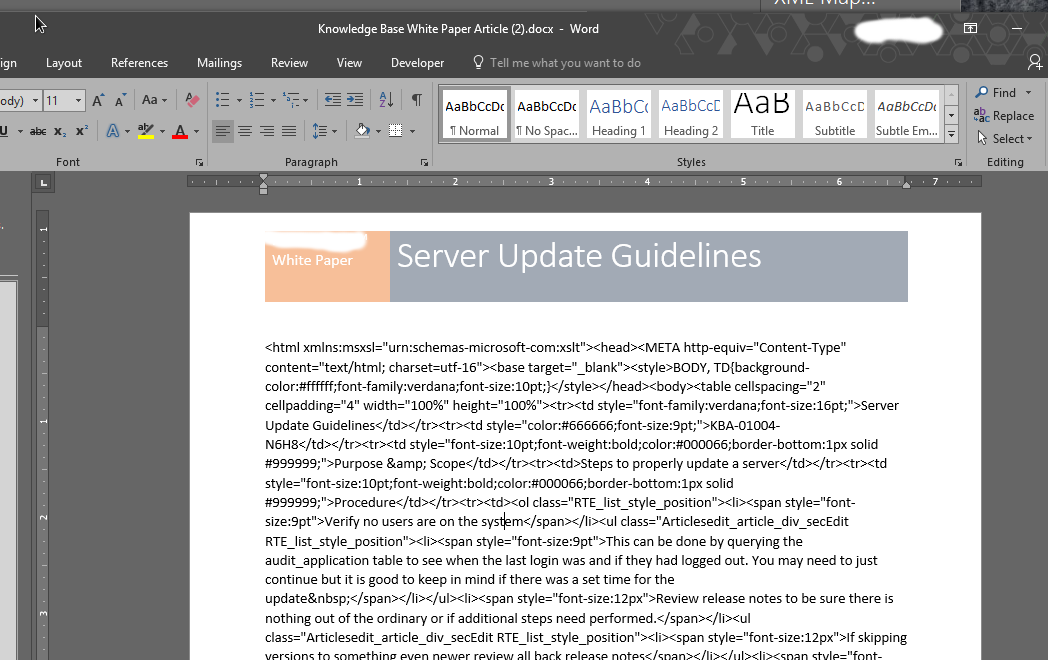 Detail Knowledge Base Article Template Nomer 29