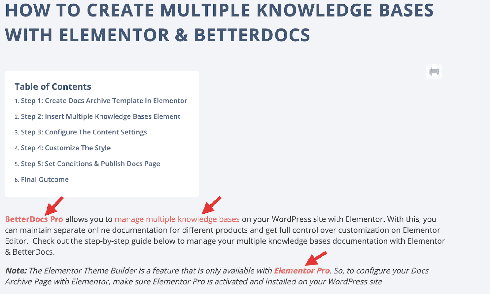 Detail Knowledge Base Article Template Nomer 31