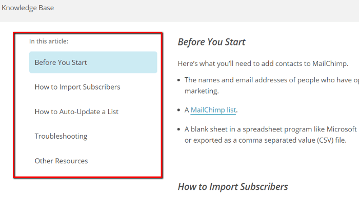 Detail Knowledge Base Article Template Nomer 7