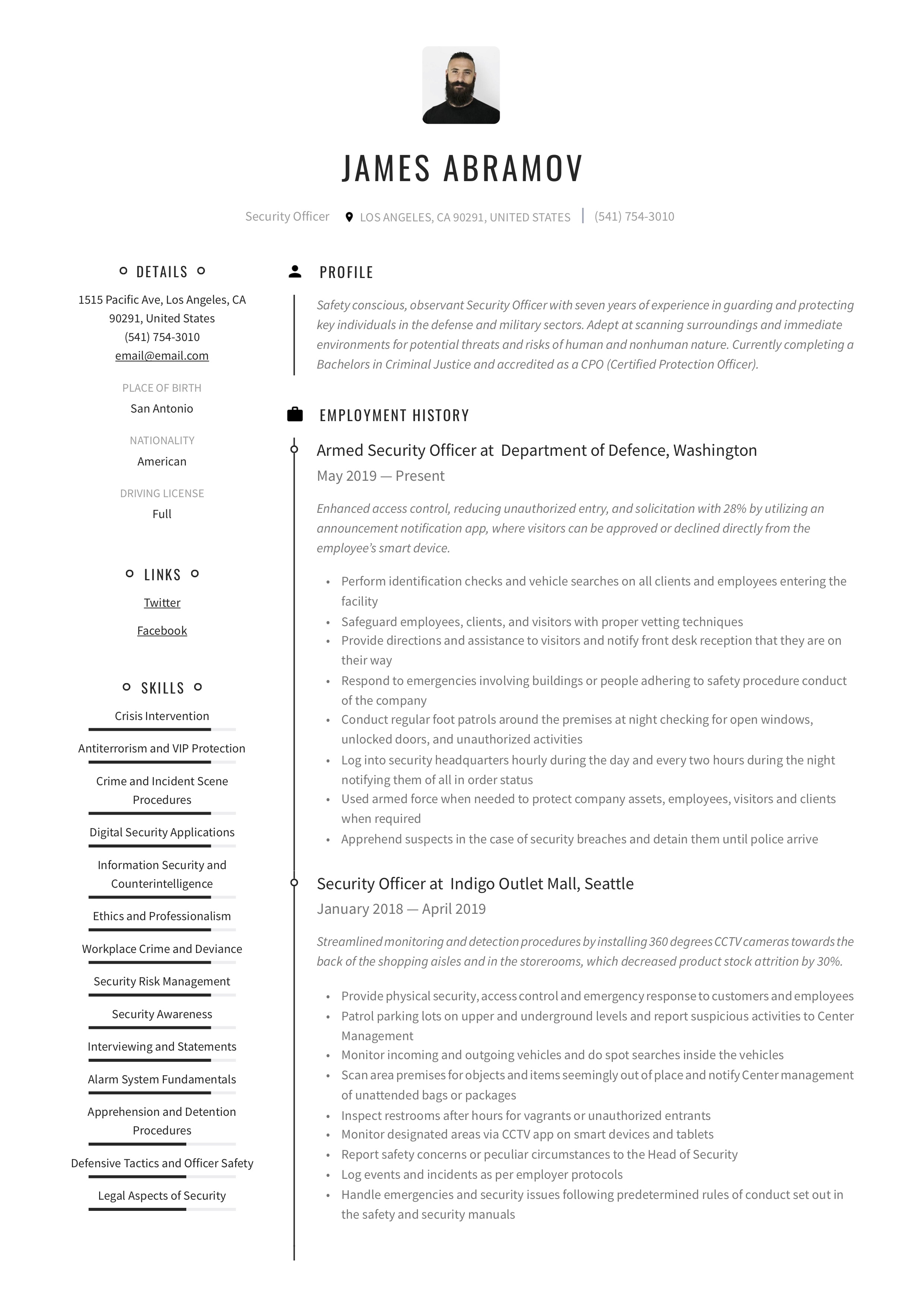 Detail Kpi Template For Security Guards Nomer 26