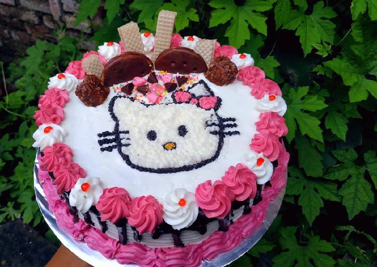 Detail Kue Gambar Hello Kitty Nomer 45