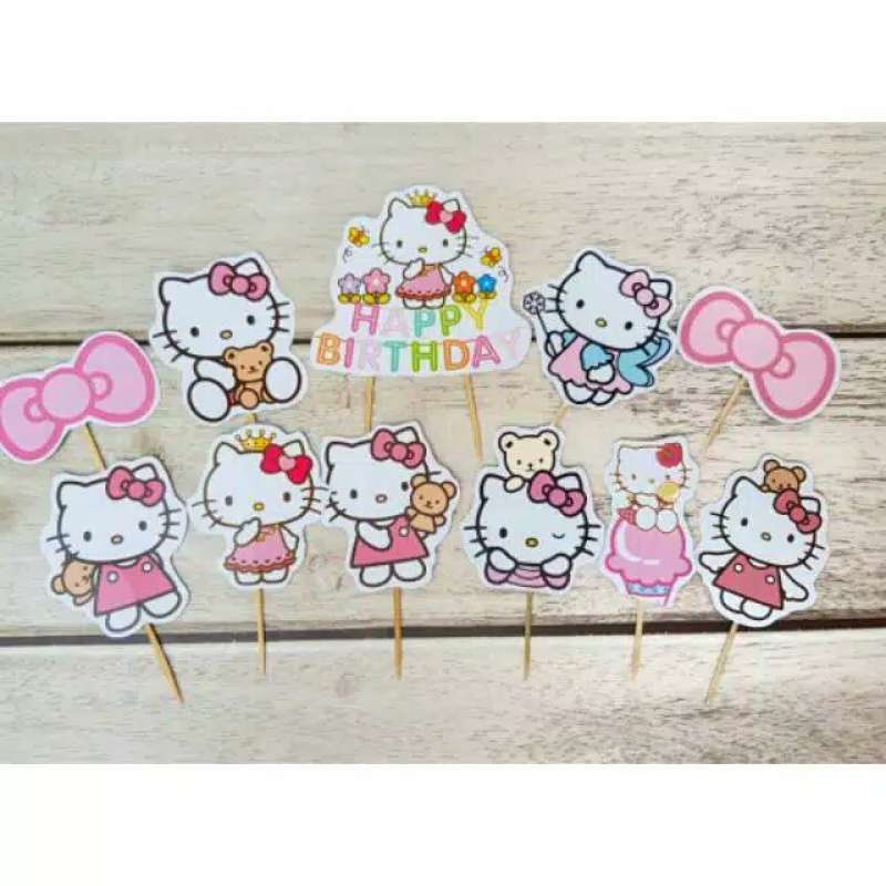 Detail Kue Gambar Hello Kitty Nomer 47