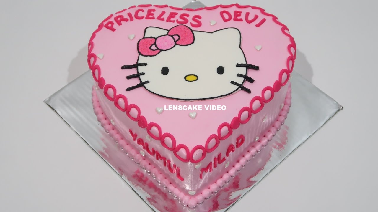 Detail Kue Gambar Hello Kitty Nomer 9