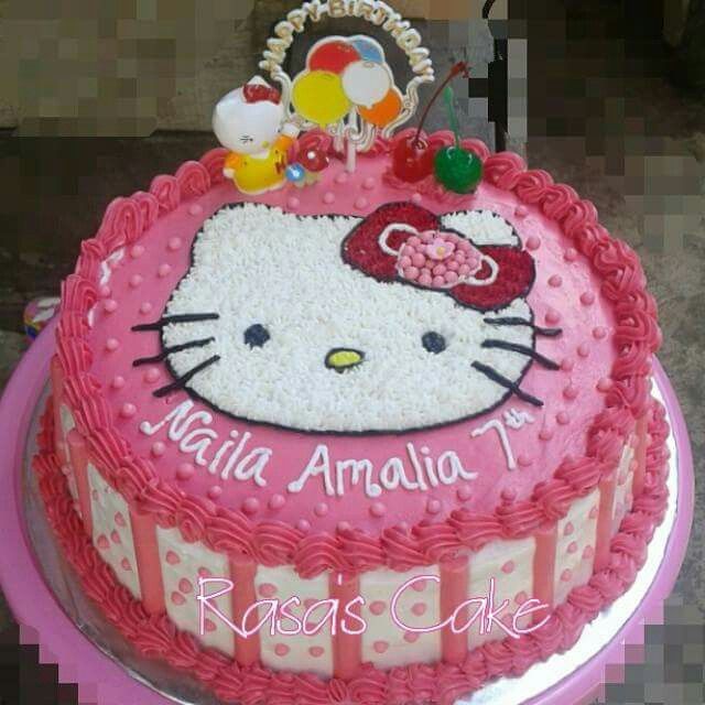 Detail Kue Hello Kitty Bulat Nomer 3