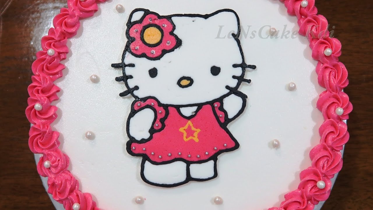Detail Kue Hello Kitty Bulat Nomer 20
