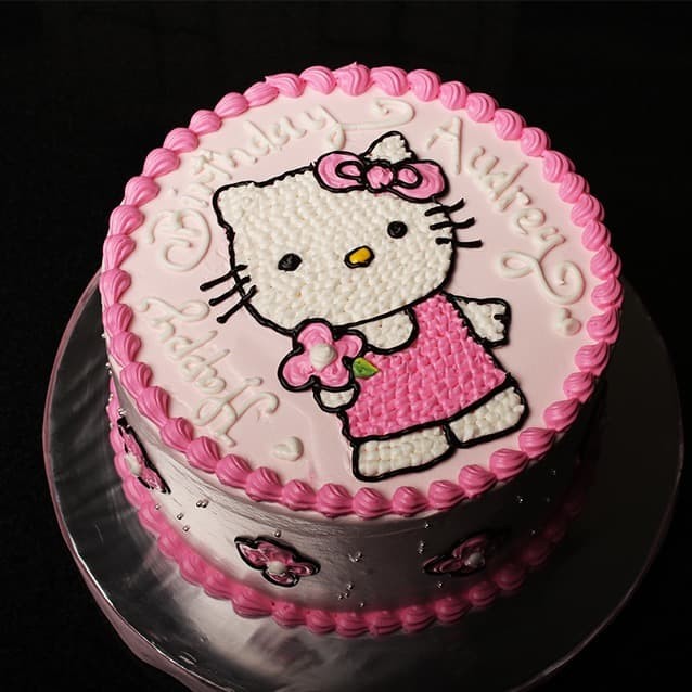 Detail Kue Hello Kitty Bulat Nomer 4