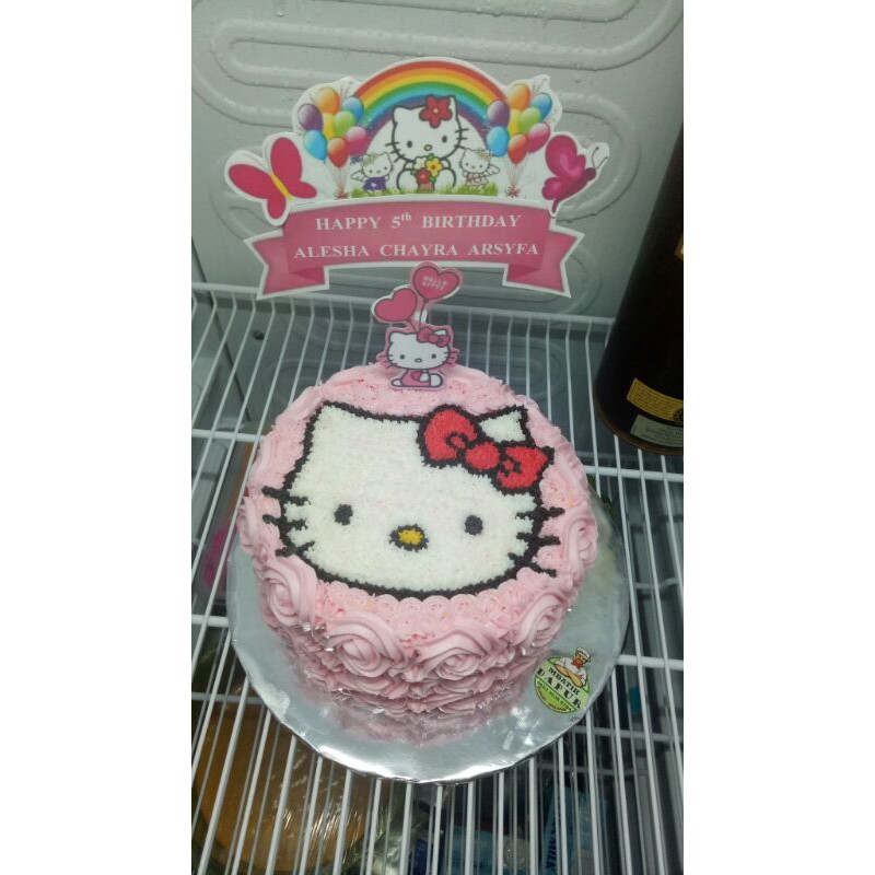 Detail Kue Hello Kitty Bulat Nomer 6